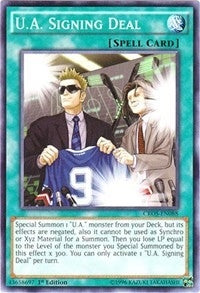 Image for U.A. Signing Deal (Crossed Souls) (CROS-EN088) - YuGiOh