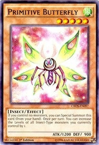 Image for Primitive Butterfly (Crossed Souls) (CROS-EN097) - YuGiOh