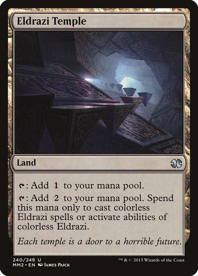 Image for Eldrazi Temple (Modern Masters 2015) (240) - Magic: The Gathering