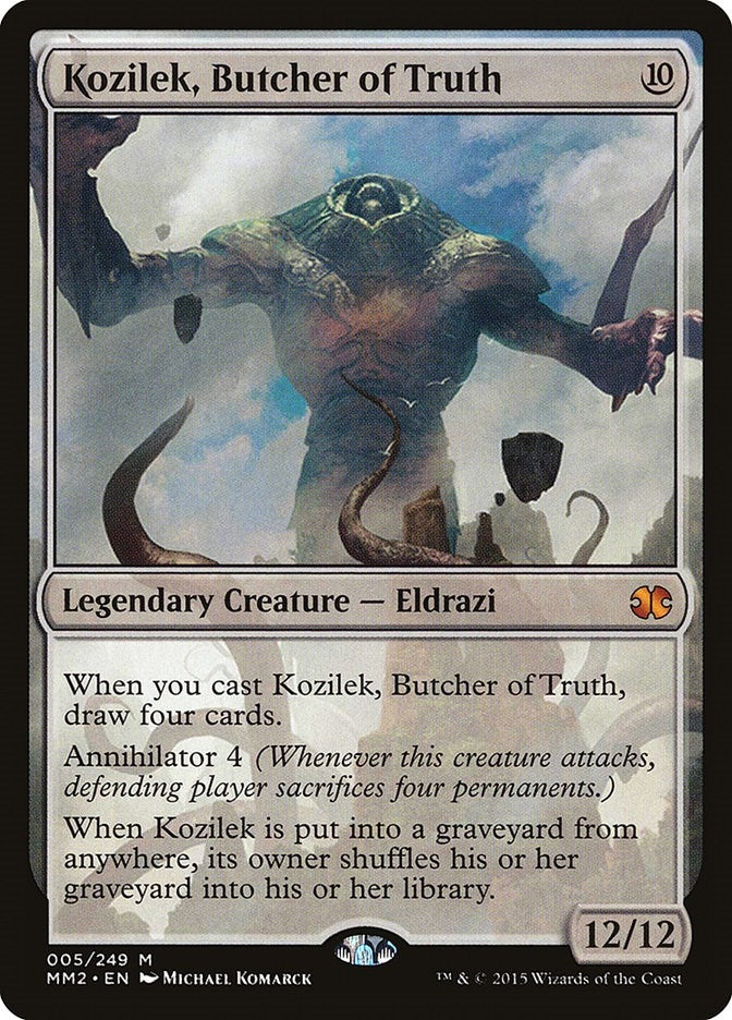 Image for Kozilek, Butcher of Truth (Modern Masters 2015) (5) - Magic: The Gathering