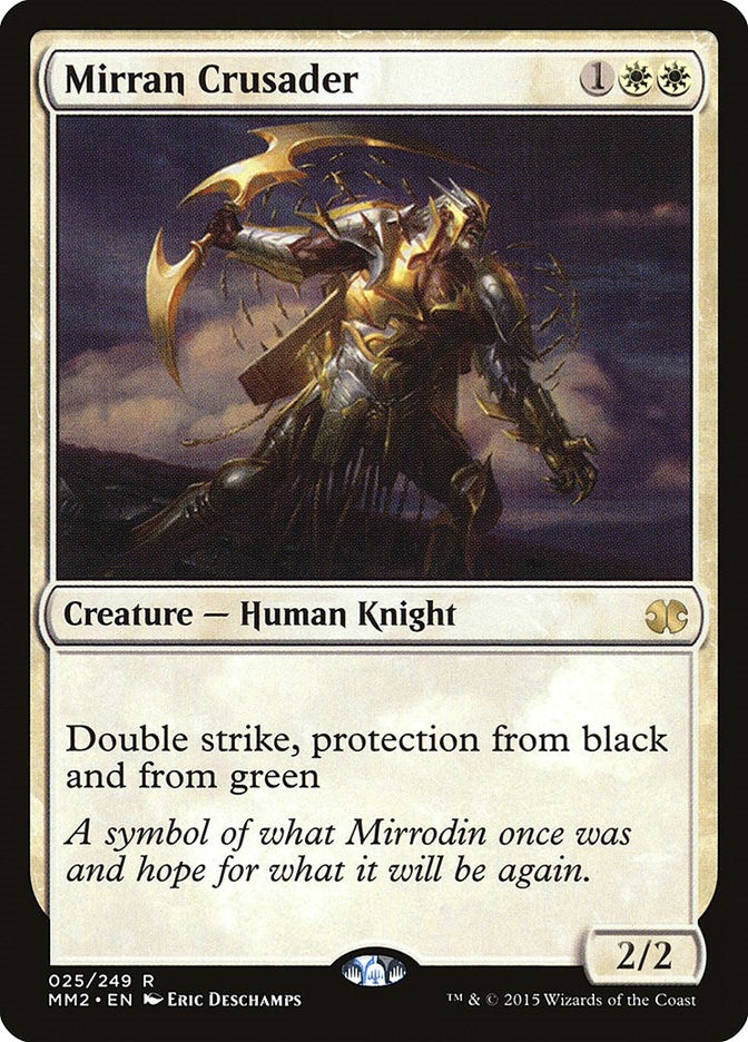 Image for Mirran Crusader (Modern Masters 2015) (25) - Magic: The Gathering