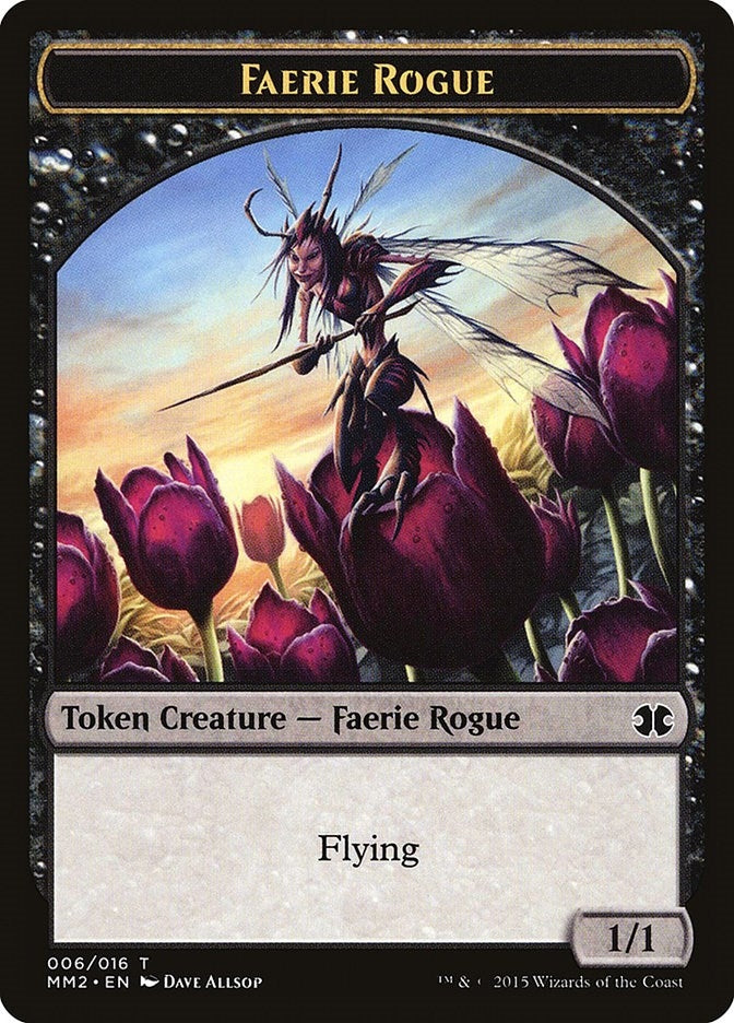 Image for Faerie Rogue Token (Modern Masters 2015) (6) - Magic: The Gathering