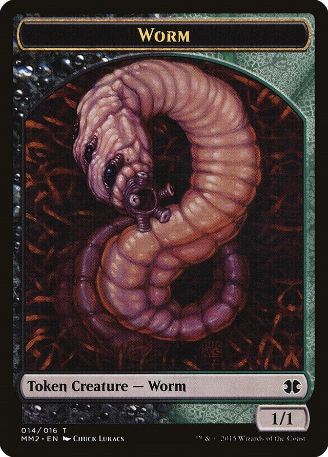 Image for Worm Token (Modern Masters 2015) (14) - Magic: The Gathering