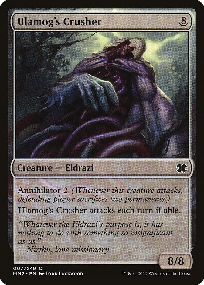 Image for Ulamog's Crusher (Modern Masters 2015) (7) - Magic: The Gathering