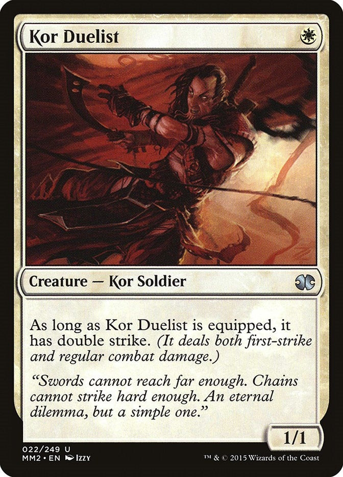 Image for Kor Duelist (Modern Masters 2015) (22) - Magic: The Gathering