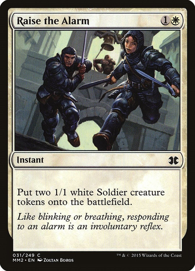 Image for Raise the Alarm (Modern Masters 2015) (31) - Magic: The Gathering