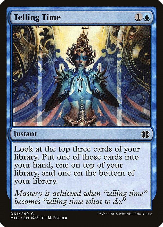 Image for Telling Time (Modern Masters 2015) (61) - Magic: The Gathering
