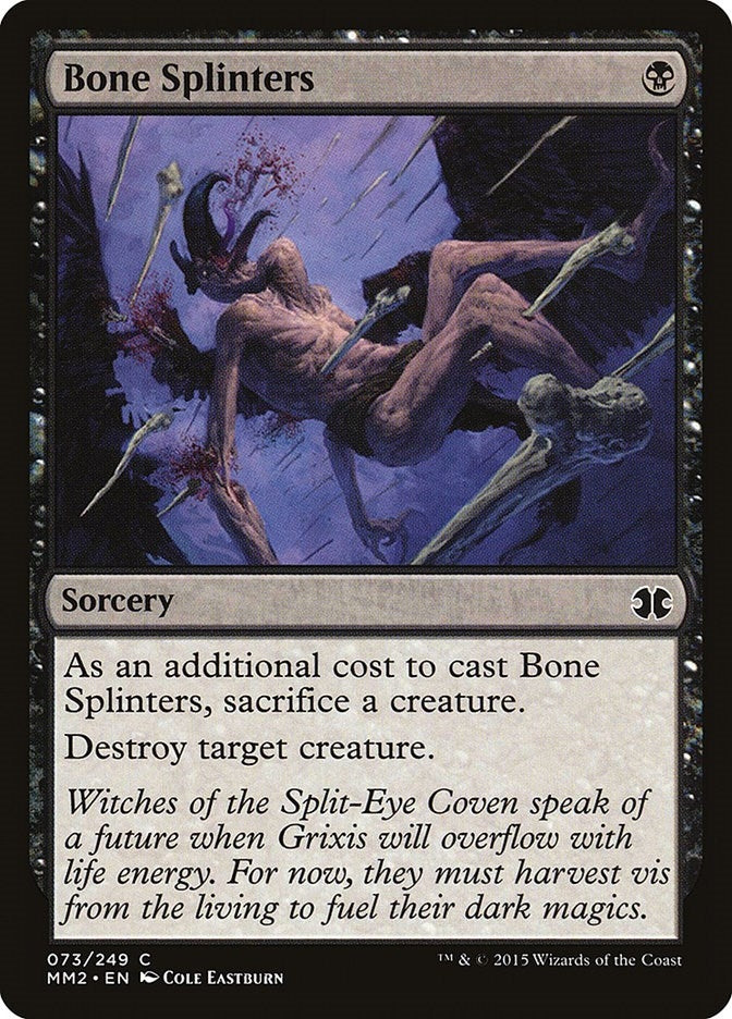Image for Bone Splinters (Modern Masters 2015) (73) - Magic: The Gathering