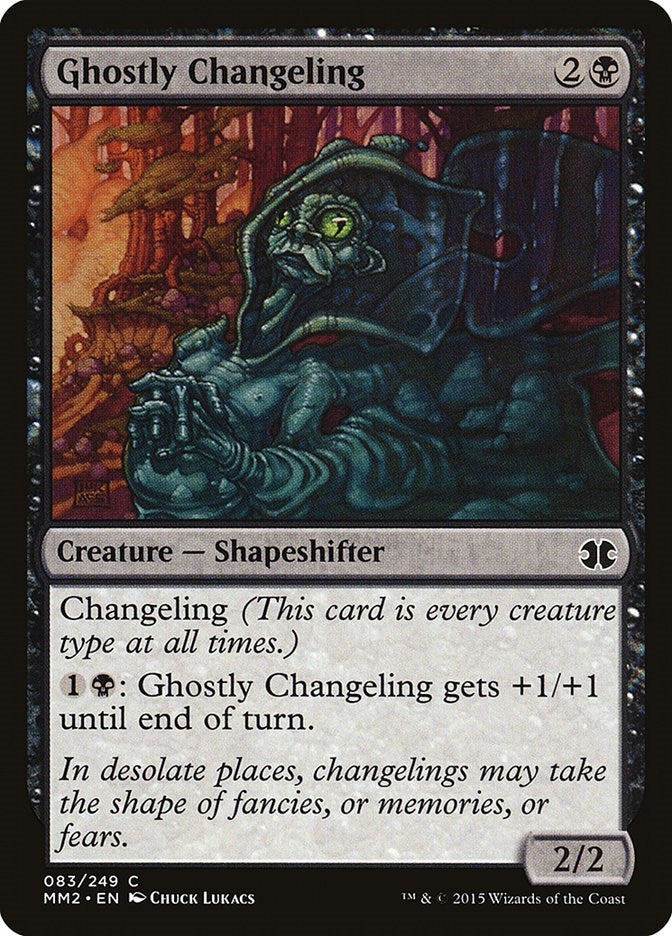 Image for Ghostly Changeling (Modern Masters 2015) (83) - Magic: The Gathering