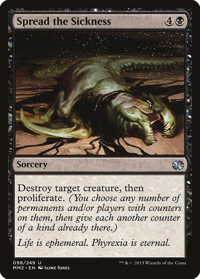 Image for Spread the Sickness (Modern Masters 2015) (98) - Magic: The Gathering
