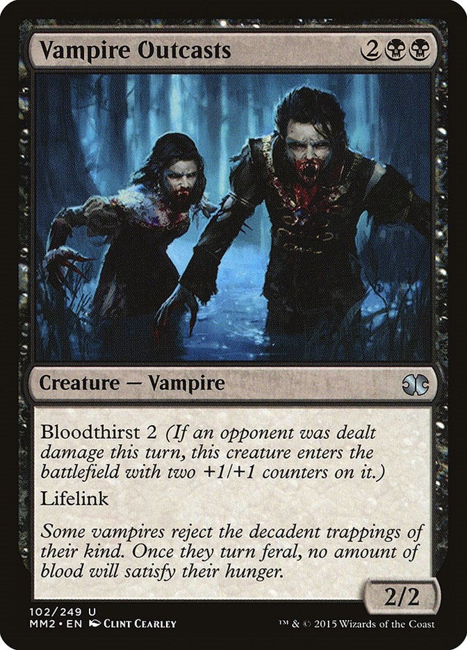 Image for Vampire Outcasts (Modern Masters 2015) (102) - Magic: The Gathering