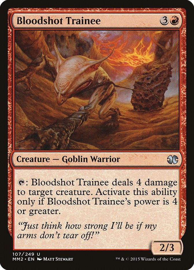 Image for Bloodshot Trainee (Modern Masters 2015) (107) - Magic: The Gathering