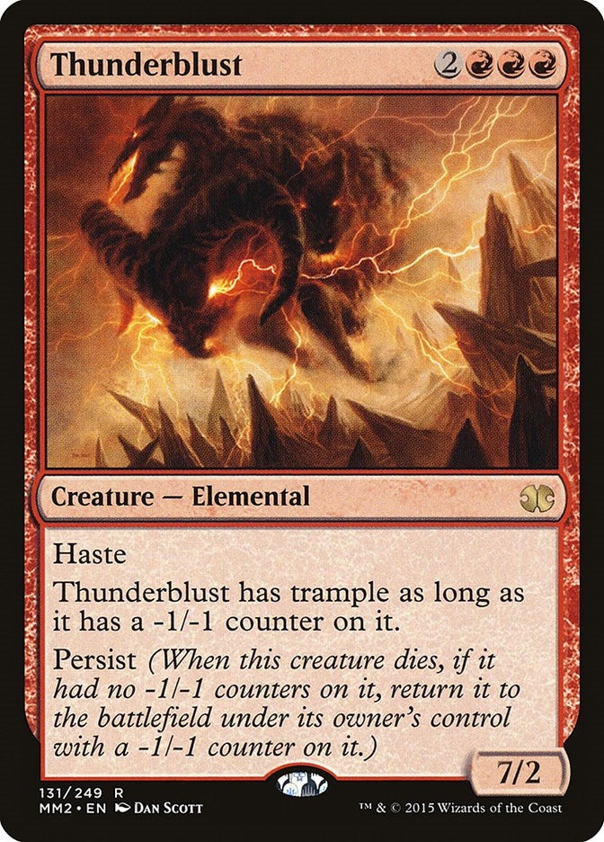 Image for Thunderblust (Modern Masters 2015) (131) - Magic: The Gathering