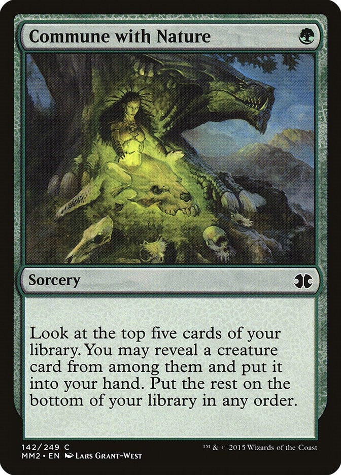 Image for Commune with Nature (Modern Masters 2015) (142) - Magic: The Gathering