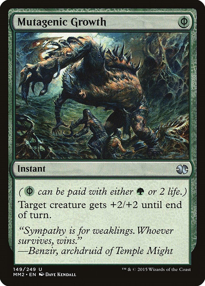 Image for Mutagenic Growth (Modern Masters 2015) (149) - Magic: The Gathering