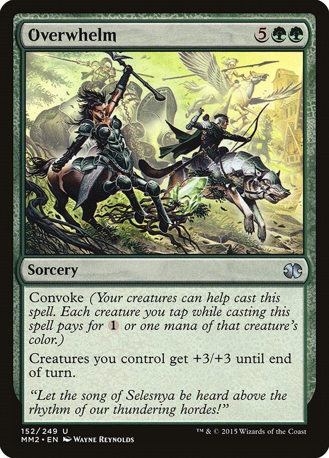 Image for Overwhelm (Modern Masters 2015) (152) - Magic: The Gathering