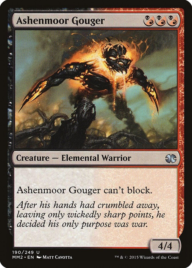 Image for Ashenmoor Gouger (Modern Masters 2015) (190) - Magic: The Gathering