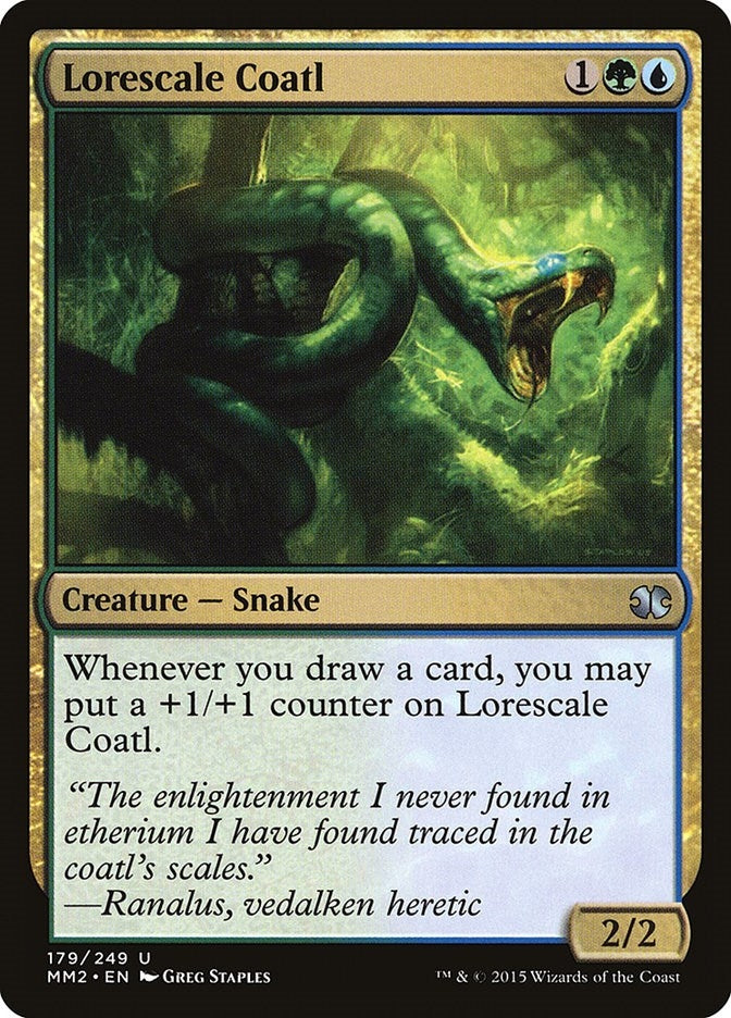 Image for Lorescale Coatl (Modern Masters 2015) (179) - Magic: The Gathering