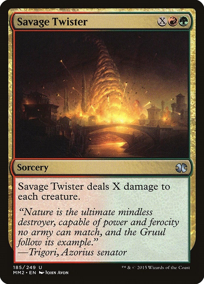 Image for Savage Twister (Modern Masters 2015) (185) - Magic: The Gathering