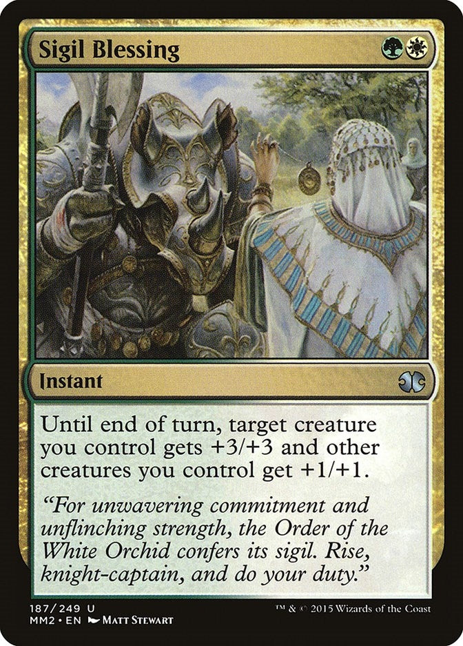 Image for Sigil Blessing (Modern Masters 2015) (187) - Magic: The Gathering