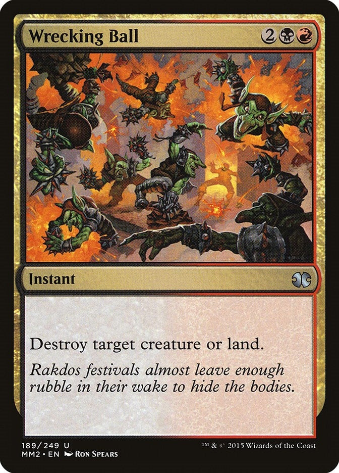 Image for Wrecking Ball (Modern Masters 2015) (189) - Magic: The Gathering