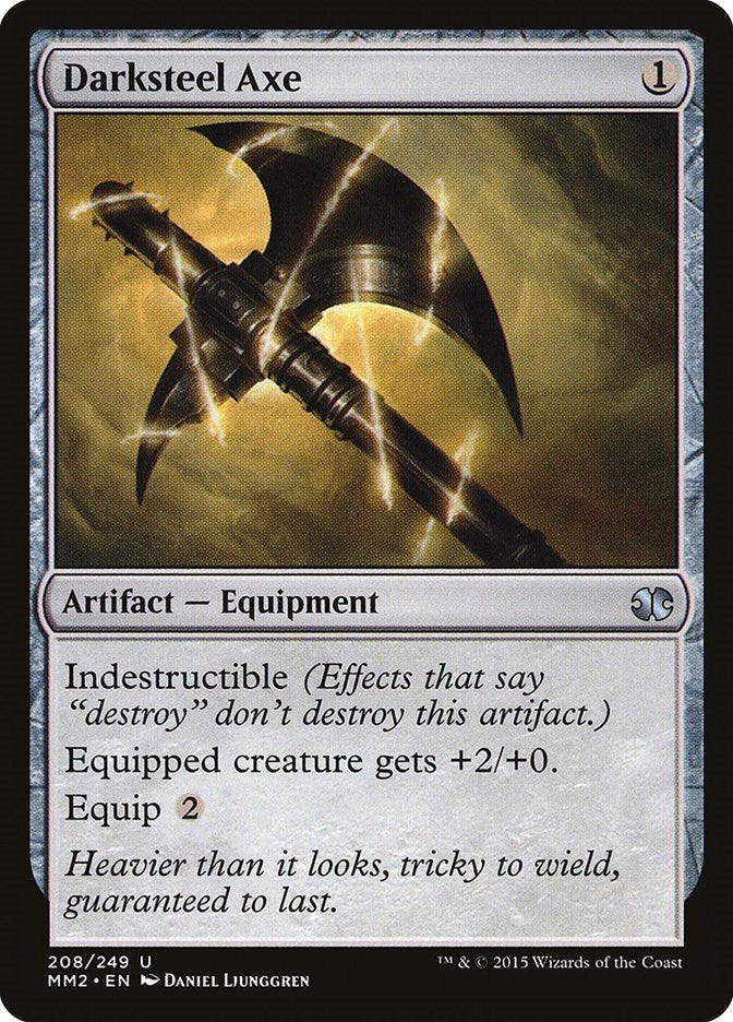 Image for Darksteel Axe (Modern Masters 2015) (208) - Magic: The Gathering