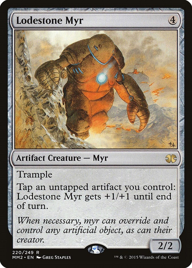 Image for Lodestone Myr (Modern Masters 2015) (220) - Magic: The Gathering