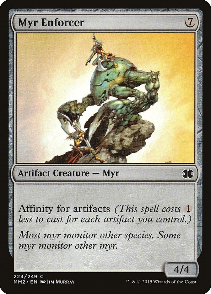 Image for Myr Enforcer (Modern Masters 2015) (224) - Magic: The Gathering
