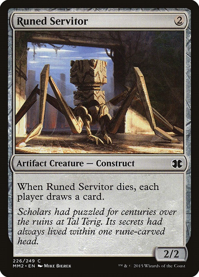 Image for Runed Servitor (Modern Masters 2015) (226) - Magic: The Gathering