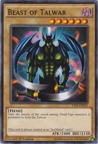 Image for Beast of Talwar (Starter Deck: Dark Legion) (YS15-ENL01) - YuGiOh