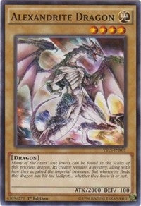 Image for Alexandrite Dragon (Starter Deck: Saber Force) (YS15-ENF01) - YuGiOh