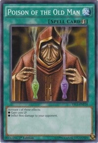 Image for Poison of the Old Man (Starter Deck: Saber Force) (YS15-ENF18) - YuGiOh