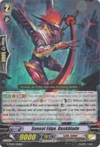 Image for Sunset Edge, Duskblade (G-TD05: Fateful Star Messiah) (G-TD05/006EN) - Cardfight Vanguard