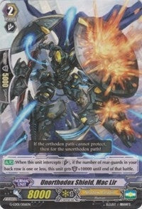 Image for Unorthodox Shield, Mac Lir (G-Legend Deck Vol.1: The Dark) (G-LD01/006EN) - Cardfight Vanguard