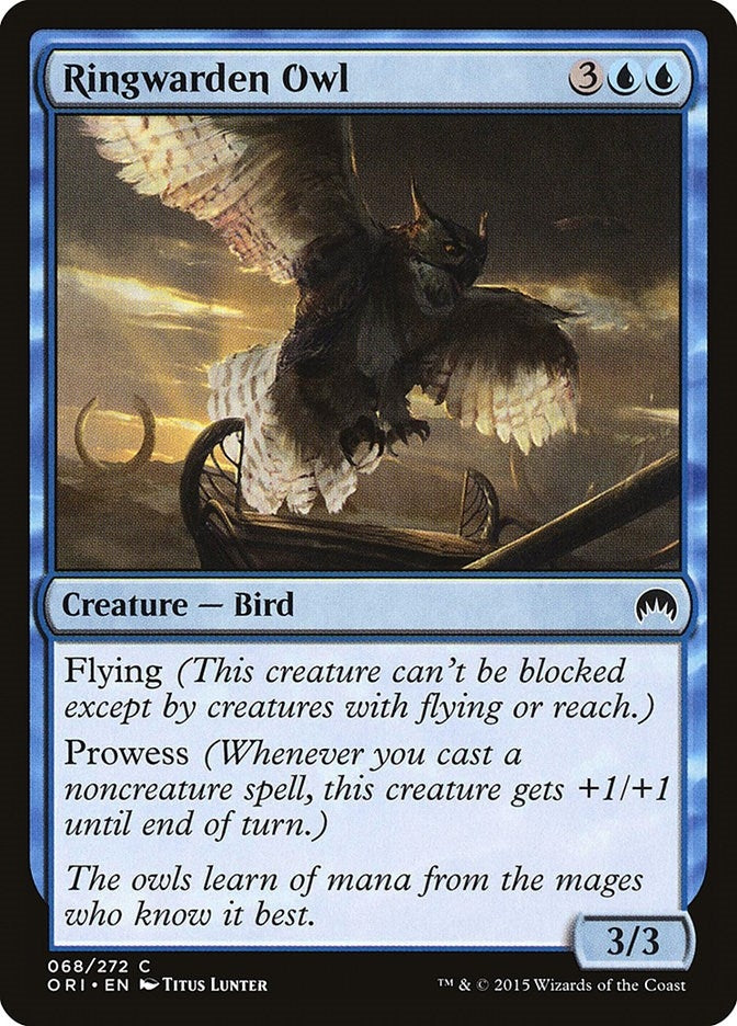 Image for Ringwarden Owl (Magic Origins) (68) - Magic: The Gathering