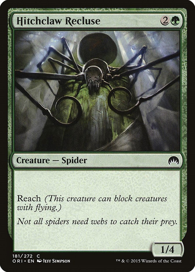 Image for Hitchclaw Recluse (Magic Origins) (181) - Magic: The Gathering