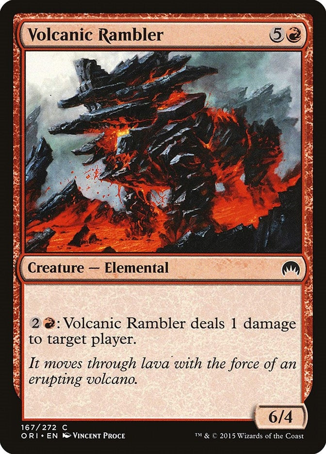 Image for Volcanic Rambler (Magic Origins) (167) - Magic: The Gathering