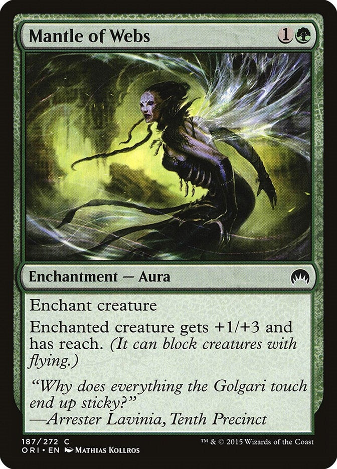 Image for Mantle of Webs (Magic Origins) (187) - Magic: The Gathering
