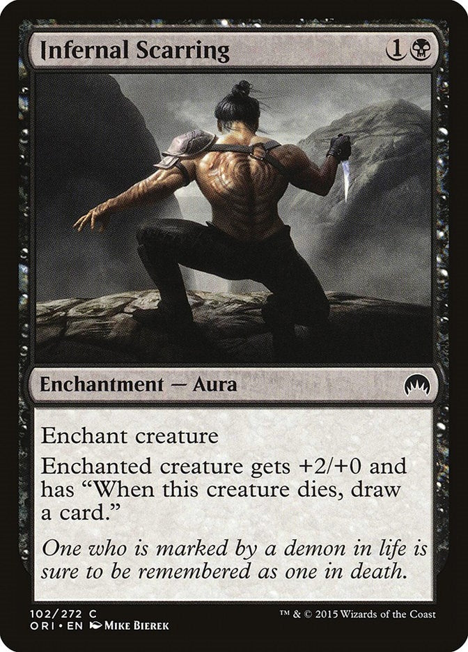 Image for Infernal Scarring (Magic Origins) (102) - Magic: The Gathering