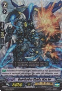 Image for Unorthodox Shield, Mac Lir (RRR Foil) (G-Legend Deck Vol.1: The Dark) (G-LD01/006EN) - Cardfight Vanguard