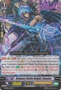 Image for Arduous Battle Knight, Claudas (RRR Foil) (G-Legend Deck Vol.1: The Dark) (G-LD01/009EN) - Cardfight Vanguard