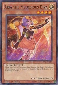 Image for Aria the Melodious Diva (Shatterfoil) (Star Pack ARC-V) (SP15-EN018) - YuGiOh