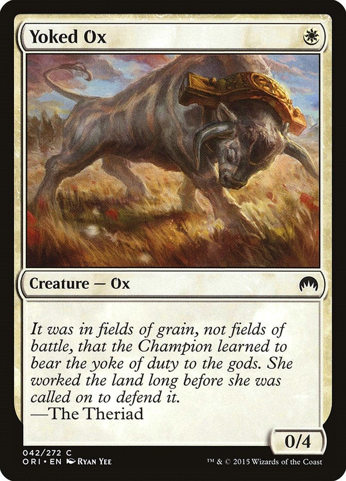 Image for Yoked Ox (Magic Origins) (42) - Magic: The Gathering