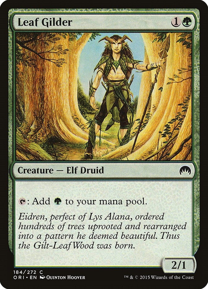 Image for Leaf Gilder (Magic Origins) (184) - Magic: The Gathering
