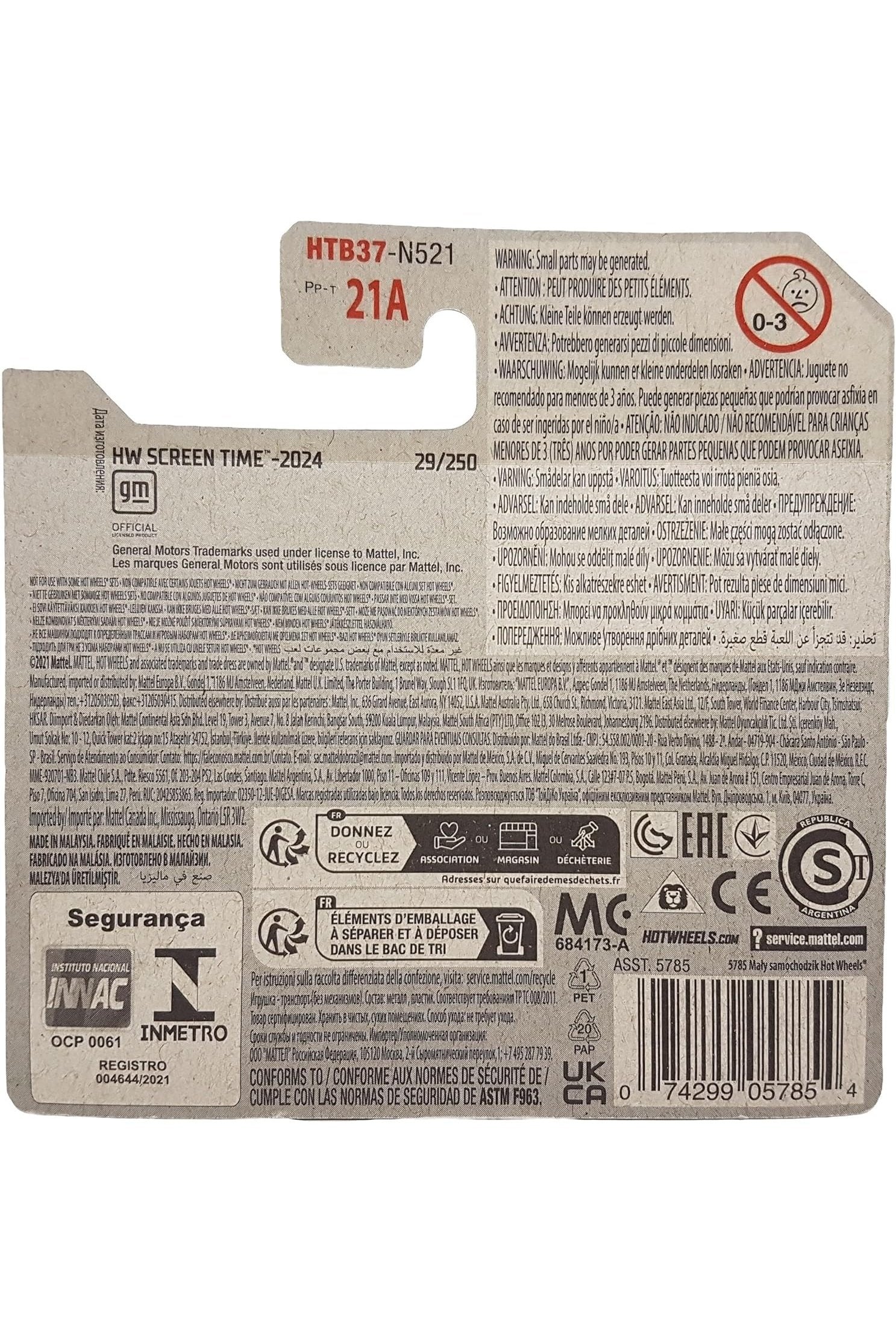 029/250 Hot Wheels - Barbie 1956 Corvette - HW Screen Time 3/10 -2024 - HTB37 - Hot Wheels