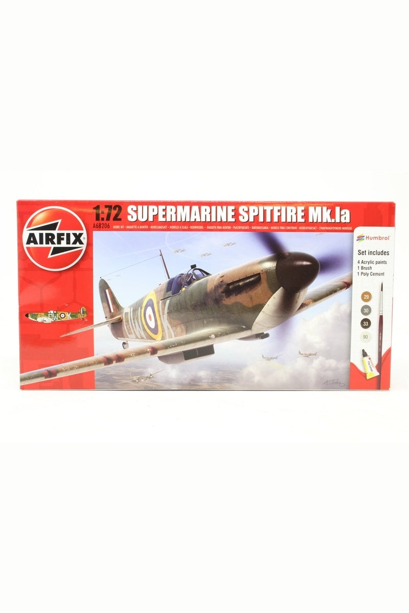 Airfix Supermarine Spitfire Mk.1a A68206 1:72 Scale Kit Set - Model Kit