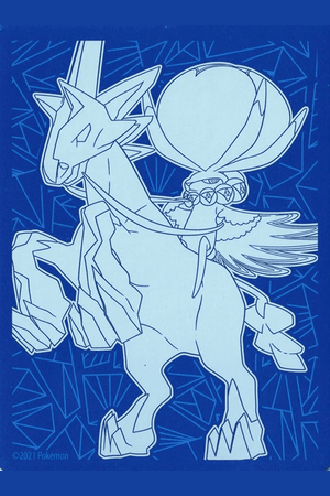 Ice Rider Calyrex - Chilling Reign ETB Pokemon Sleeves x 65 - Card Sleeves