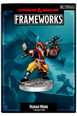 Dungeons & Dragons Frameworks: Human Monk Male - Dungeons & Dragons