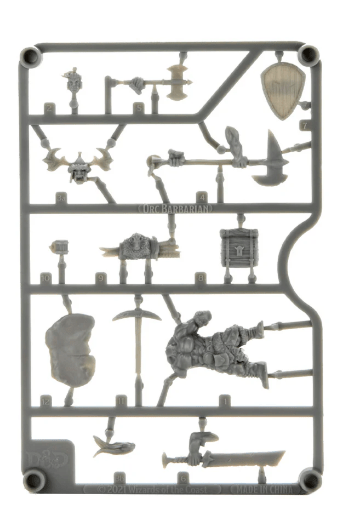 Dungeons & Dragons Frameworks: Orc Barbarian Male - Dungeons & Dragons
