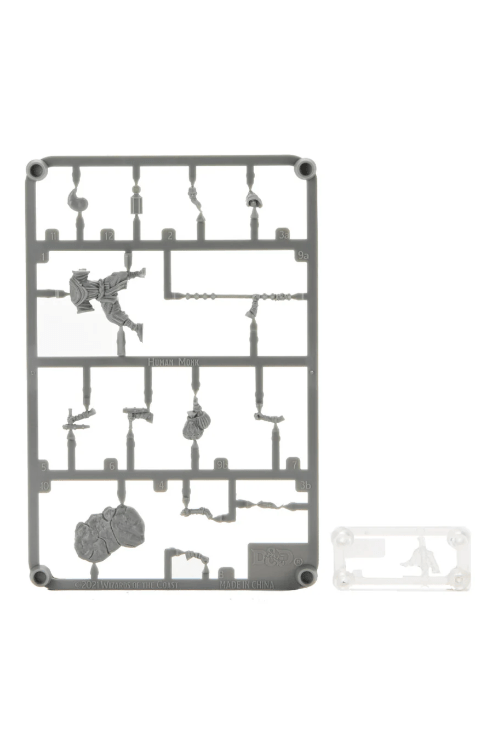 Dungeons & Dragons Frameworks: Human Monk Male - Dungeons & Dragons